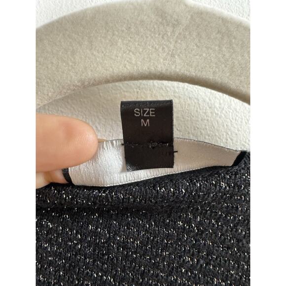 Diesel Silver Metallic Star Long Open Cardigan Edgy Goth Luxury Designer Emo M - Picture 6 of 9